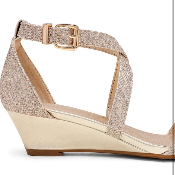 Dream Pairs Shoes New Dream Pairs Womens Ankle Strap Low Wedge Sandals Poshmark